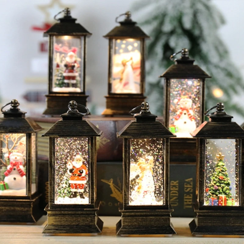 LED Lanterne Antique Grand Plusieurs Modèles Différents Comme Boule de Noël Déco