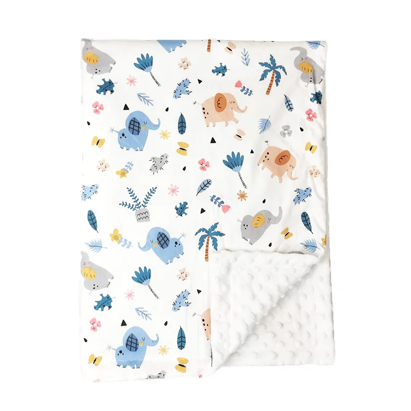 Cotton Muslin Blanket Cotton Blanket Cotton Gauze Blanket Cotton Knit Blanket 100 * 75 Spring/Summer Baby Bean Blanket