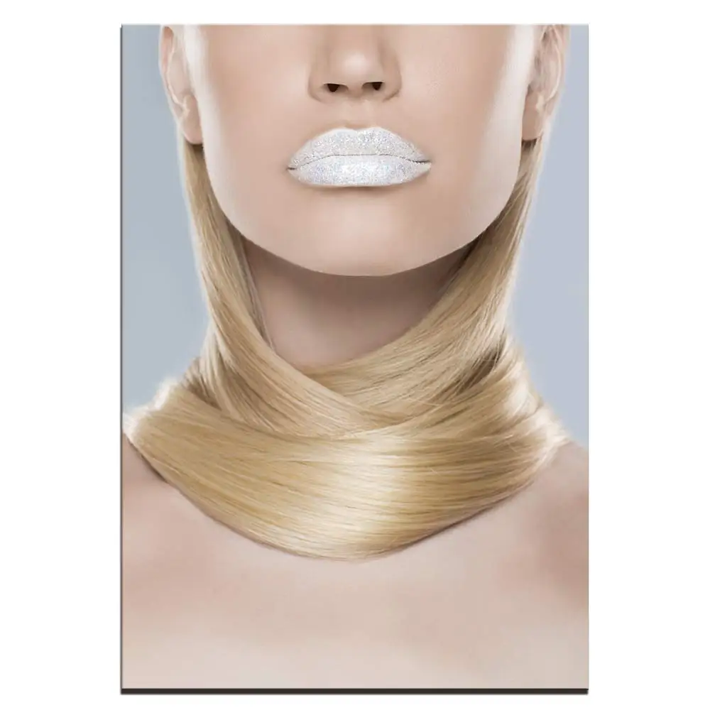 Set Di 3 Quadri Su Tela Per Parrucchieri - Poster Moderni Con Decorazioni Per Capelli - Stampe Artistiche Per Salone Di Bellezza, Barbershop O Soggiorno - 40x60cm Senza Cornice - 4