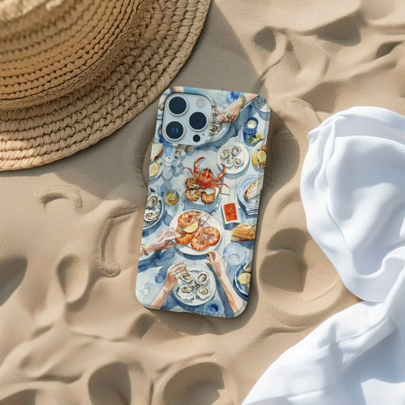 Italian Seafood Feast iPhone Case Italian Seafood Feast iPhone Case