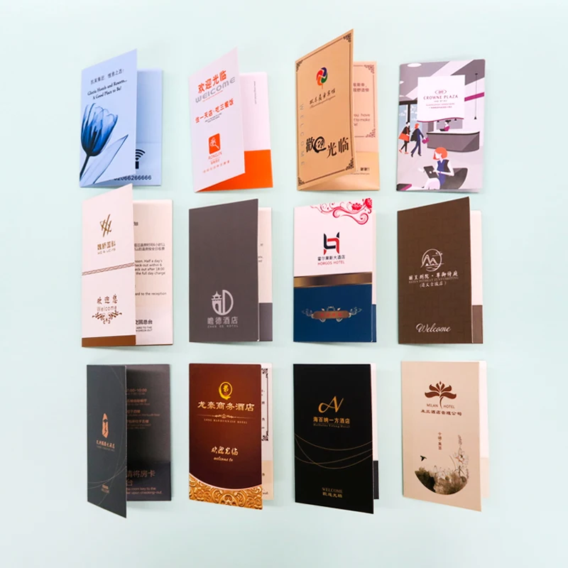 Custom Printed Hotel Room Key Card Holders – Paper Keycard Sleeves, Logo Branded Wallet... - SKU RKCH1731 - UGI Packaging