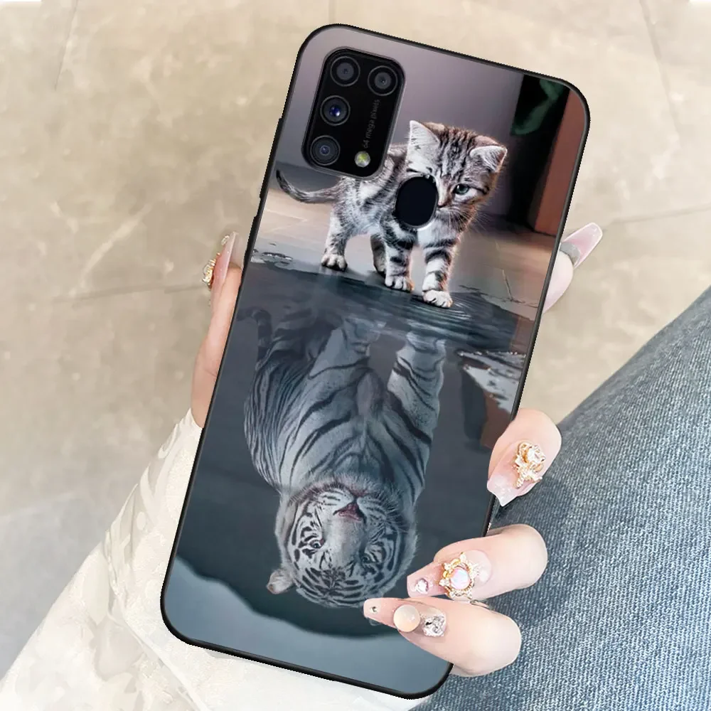Stylish TPU Soft Silicone Phone Case - Cute Back Cover for Samsung Galaxy M Series