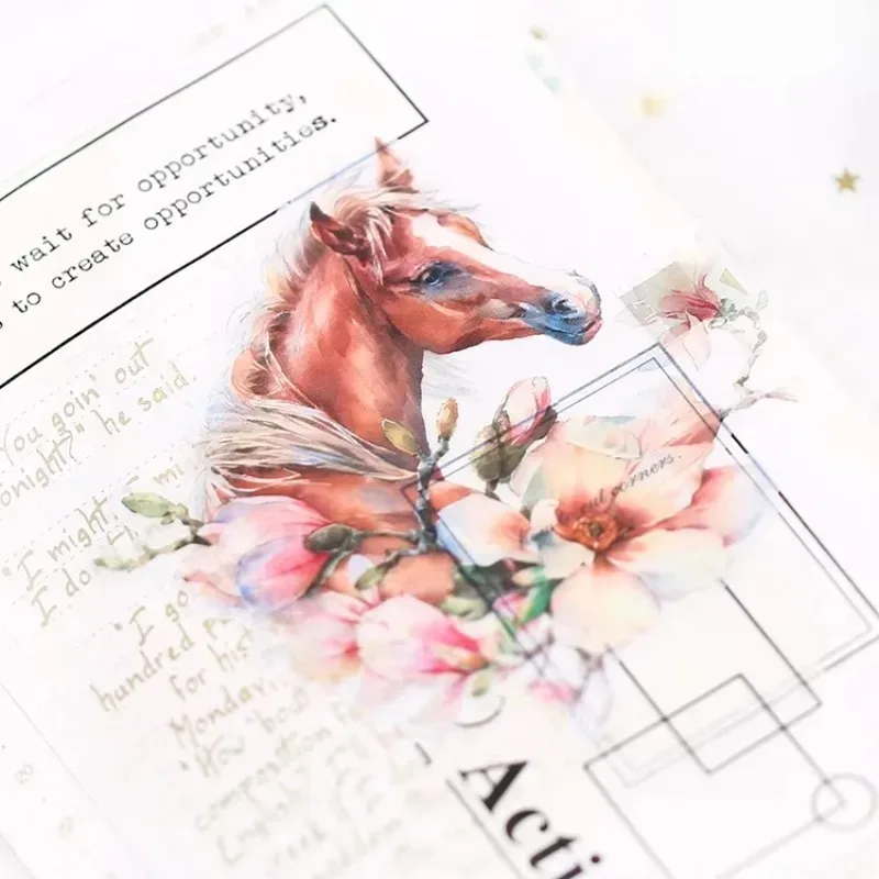 14 stücke Nette Cartoon Tiere Und Blumen Aufkleber DIY Aufkleber Kinder Wasserdichte DIY Aufkleber Aufkleber Für Kühlschrank Koffer Schreibwaren