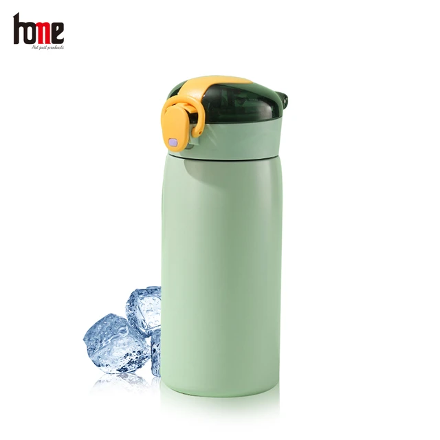 Kids Water Bottle with Straw Insulated Stainless Steel Thermos Hot Coffee  Mug Vacuum Flasks Leakproof Insulated Tumbler Drinks - AliExpress