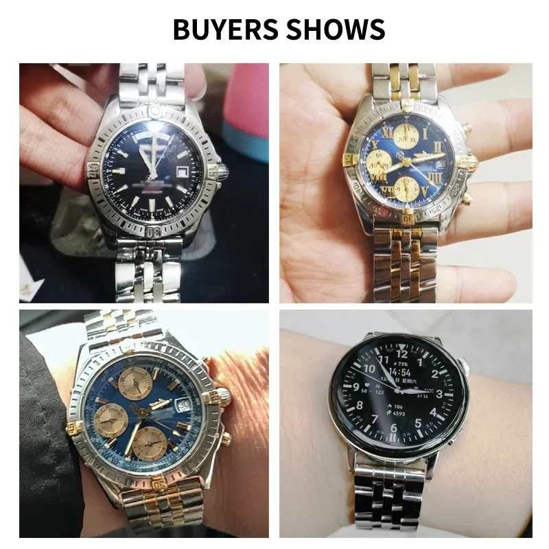 Premium Stainless Steel Folding Buckle Replacement Watch Strap