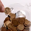 Pig Piggy  Money Boxes Coin Saving Box  Transparent Glass Souvenir Birth 4