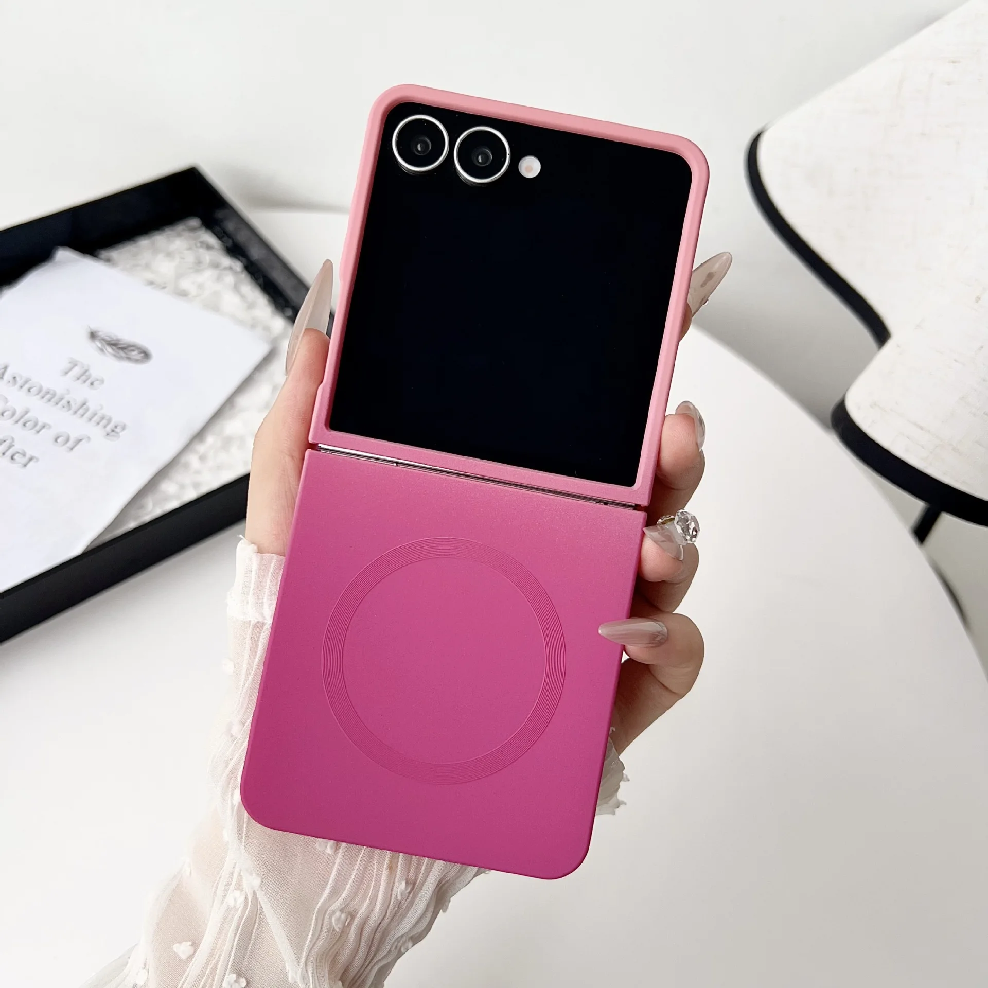 Gradient Color MagSafe Magnetic Phone Case - Soft Silicone Cover with Wireless Charging Capability