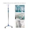 IV Bag Holder IV Stand Pole Thick Rod Removable Design Regulable Height Stable Base Stainless Steel for Hospitals for Clinics 6