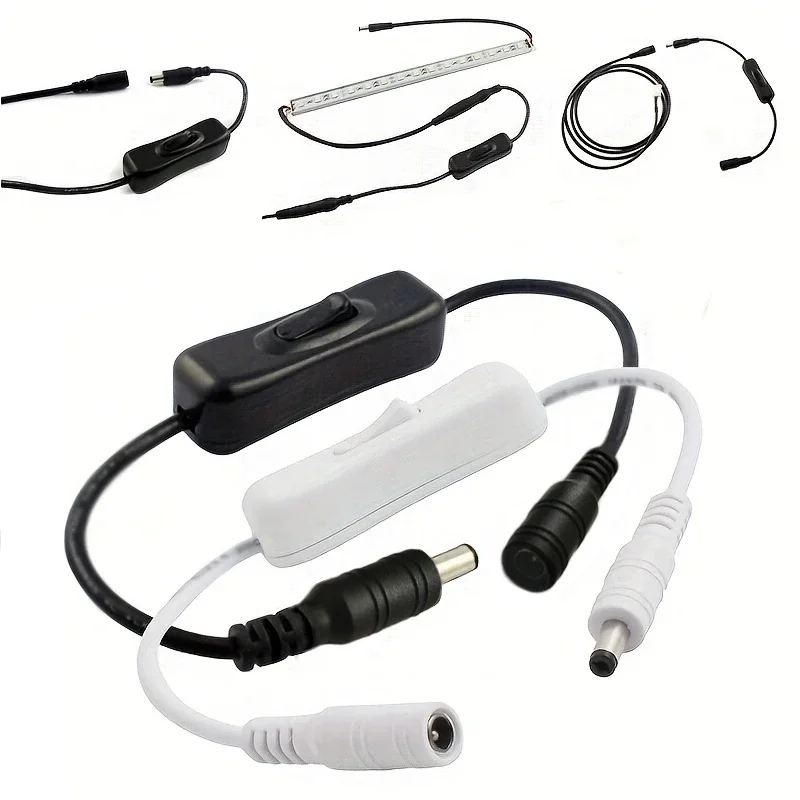 1pc-Light-Switch-DC-12V-Female-Male-Power-Cable-DC-Connector-ON-OFF ...