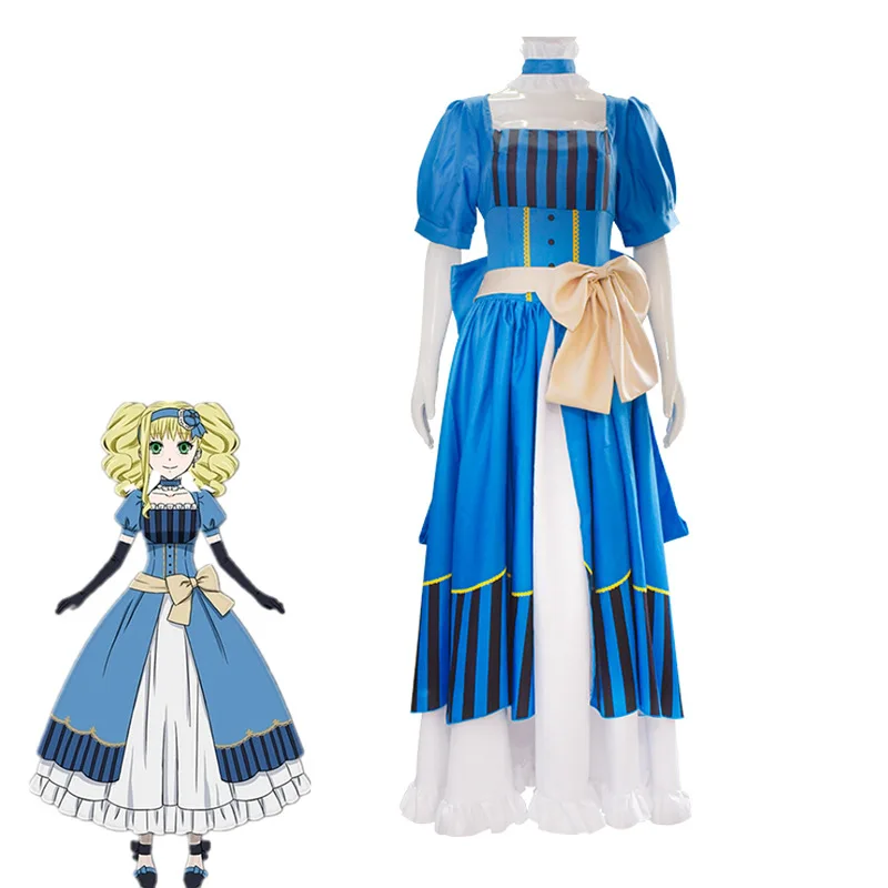 

Anime Black Butler Cosplay Elizabeth Ethel Cordelia Midfordb Lizzy Princess Dress Novelty Clothing Halloween Party Outfits