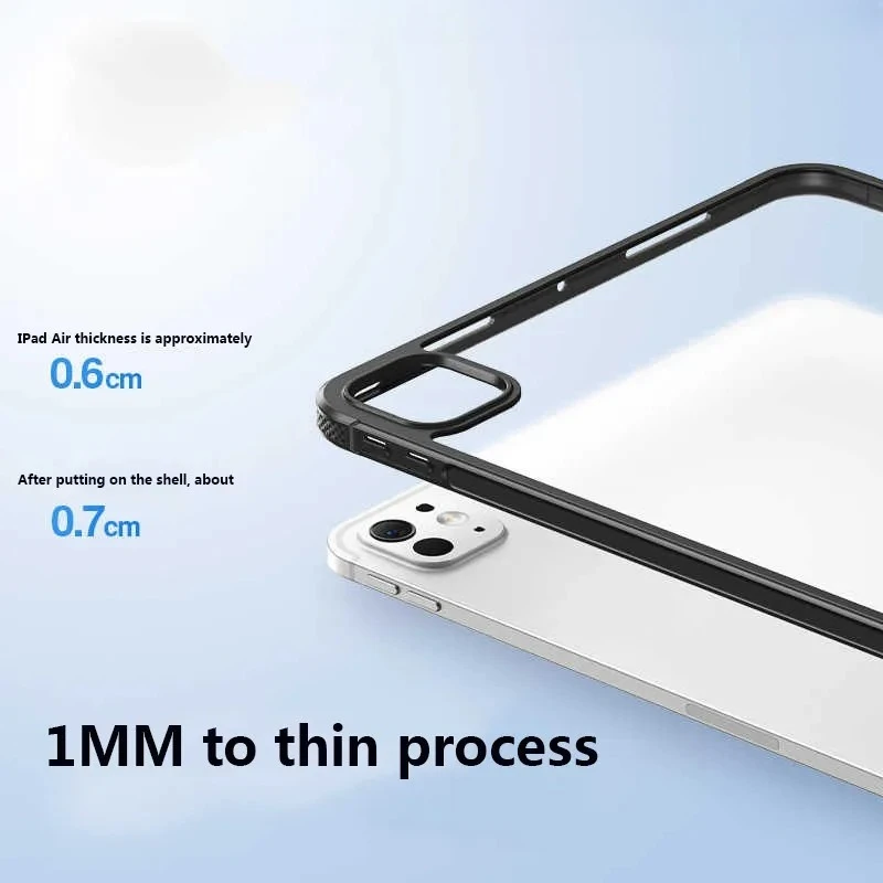 Sleek Matte Frosted TPU Shockproof Tablet Cover