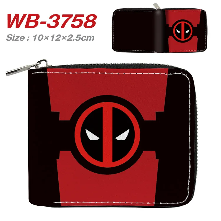 thumbnail image 1 of MINISO Disney Marvel Spider-Man Cartera corta con cremallera Cartera de cuero PU plegable para estudiantes Tarjetero para niños Monedero Cartera para hombres, 1 of 5