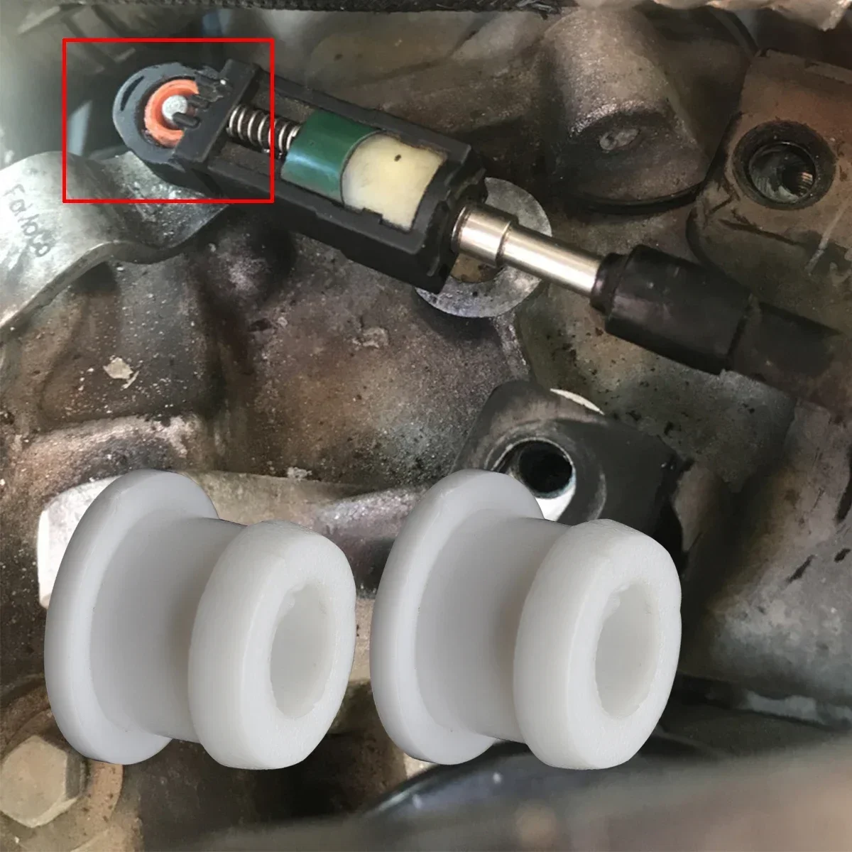 2pcsShifterCableBushingForLincolnMKCAutomaticTransmissionGear