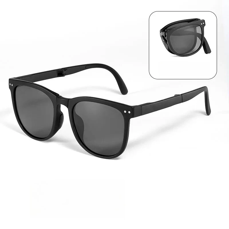 Folding Sunglasses Are Portable, Ultra Light, Sun and UV Resistant, Suitable for Both Men and Women, Convenient and Practical