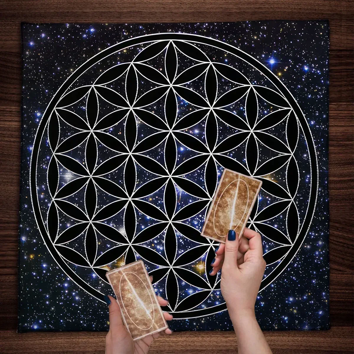 Mandala Flower of Life Altar Cloth 1