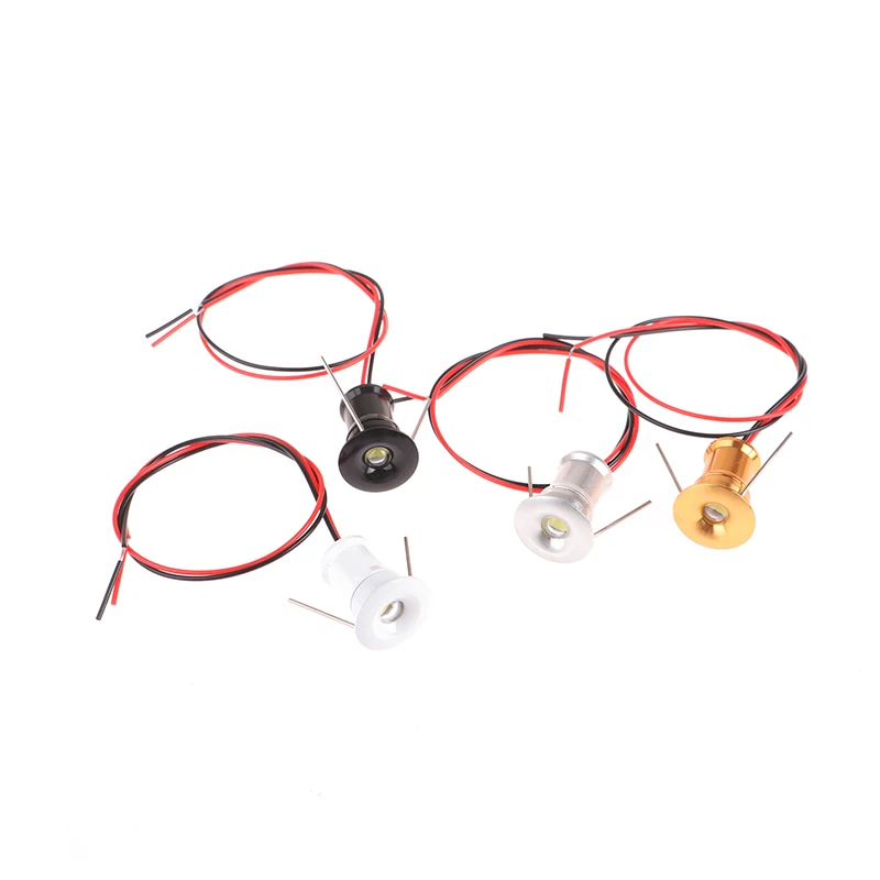 Mini LED Spotlight 12V Dimmable 15mm Cutout Recessed Downlight Ceiling Lamp Showcase Display Lighting Small Spot Light