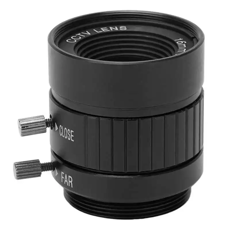 

HD Camera Lens CS Mount Lens 16mm Length with Adjustable Aperture for Camera