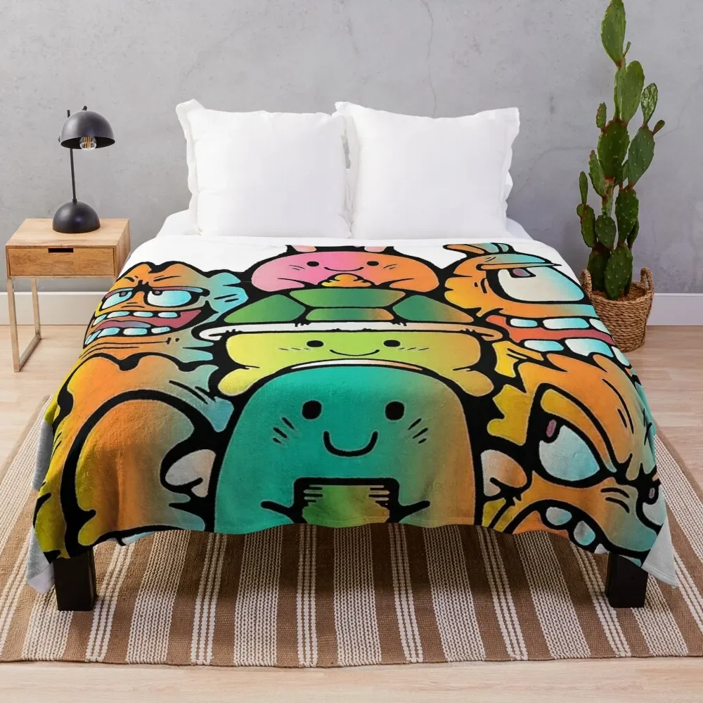 

Doodle Art Throw Blanket Flannels Sofas for babies Blankets