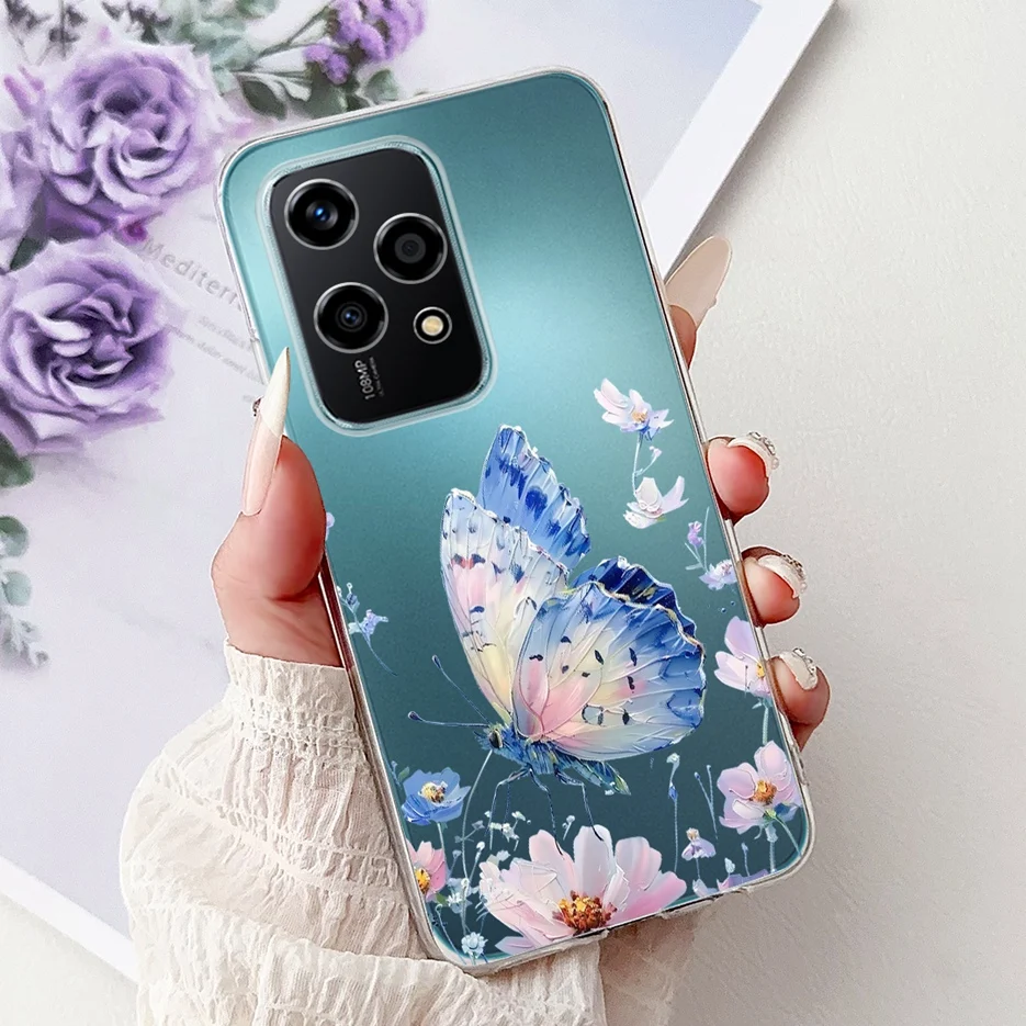 Colorful Flowers Fashion Painted Soft Slim Phone Case Cover