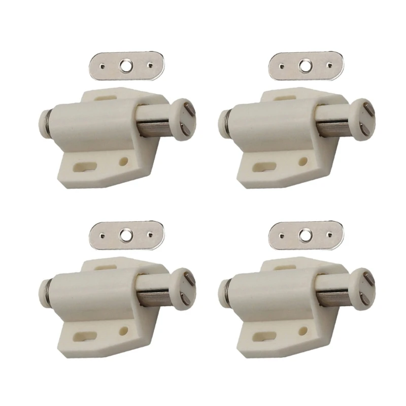 Door Catch with Strong Magnet Perfect for Kitchen & Bathroom Cabinets