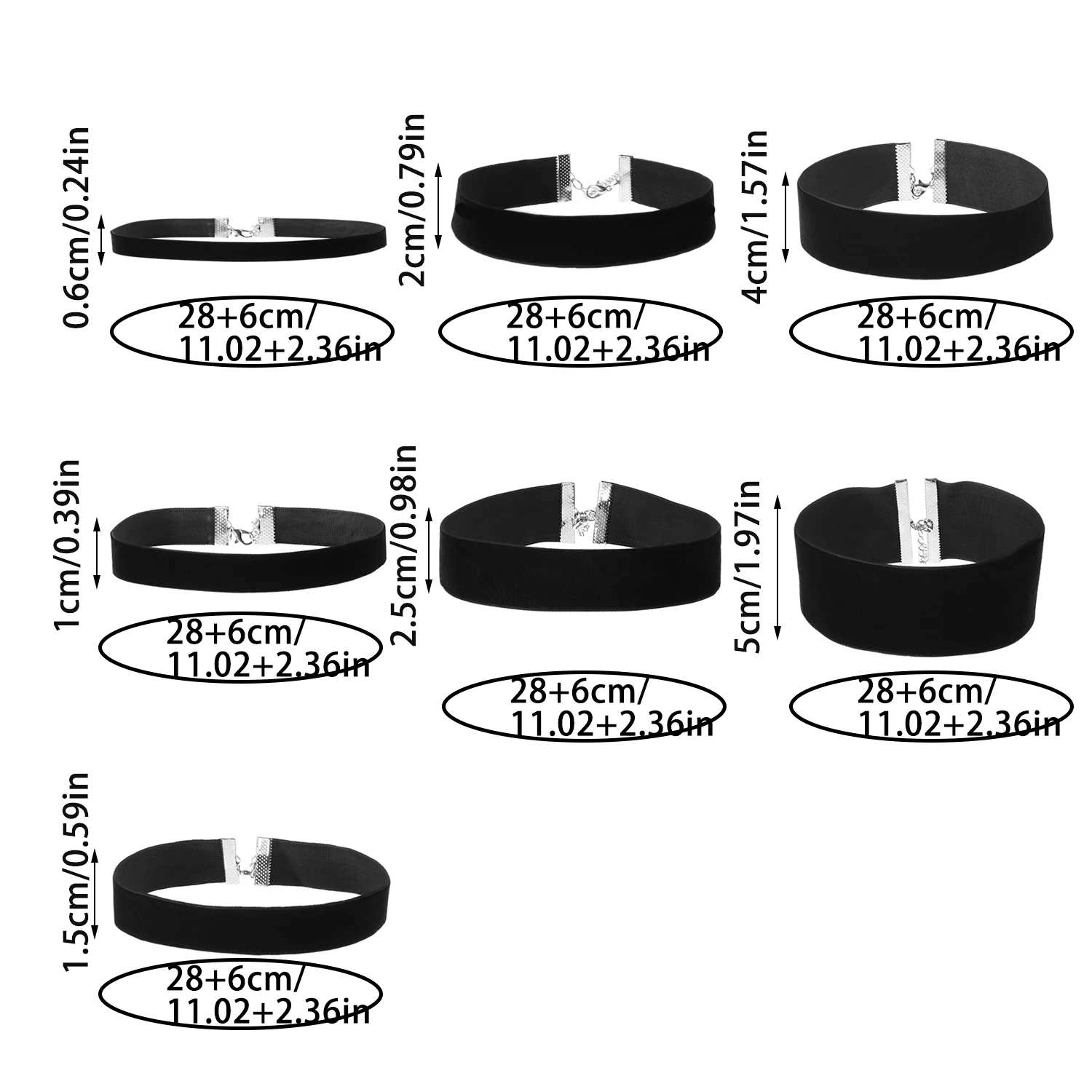 Goth Black Velvet Choker Halsketten Gothic Style Seil Frauen Hals Dekoration Choker Schmuck Am Halskragen Für Mädchen Kpop Sb708F9B9E8C94De8990F5F3E1Defe22Ei
