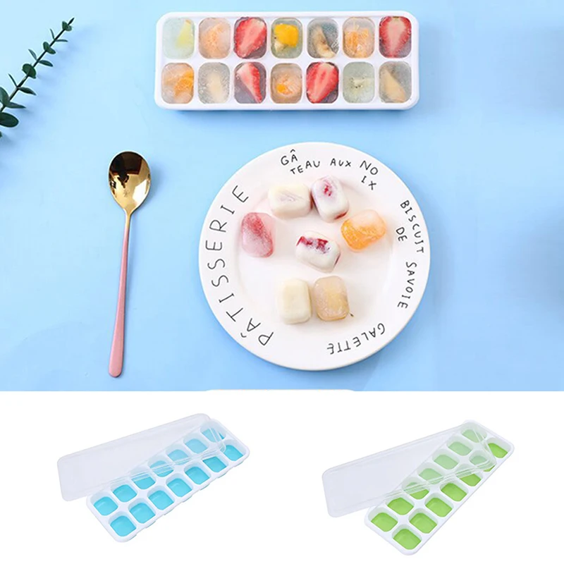 

1 шт., силиконовая форма для льда, 14 ячеек