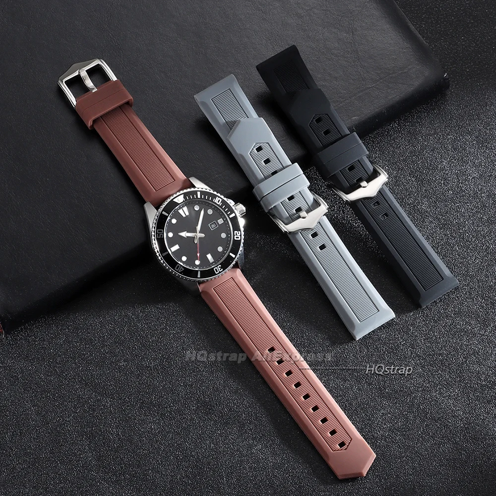 Universal Sport Silicone Watch Strap | Soft Waterproof Wristband Accessories