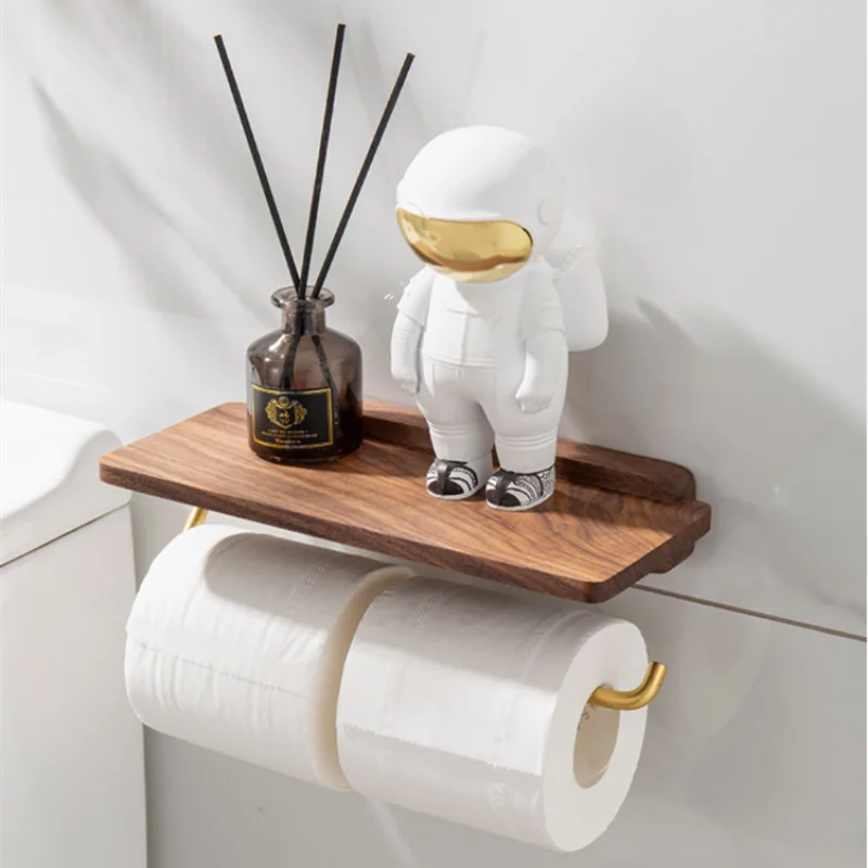 Wall Hanging Paper Towel Holder Toilet Paper Holders Paper Towel Rack  Bathroom Shelf Napkin Holder Tissue Holders Wall Shelf - AliExpress