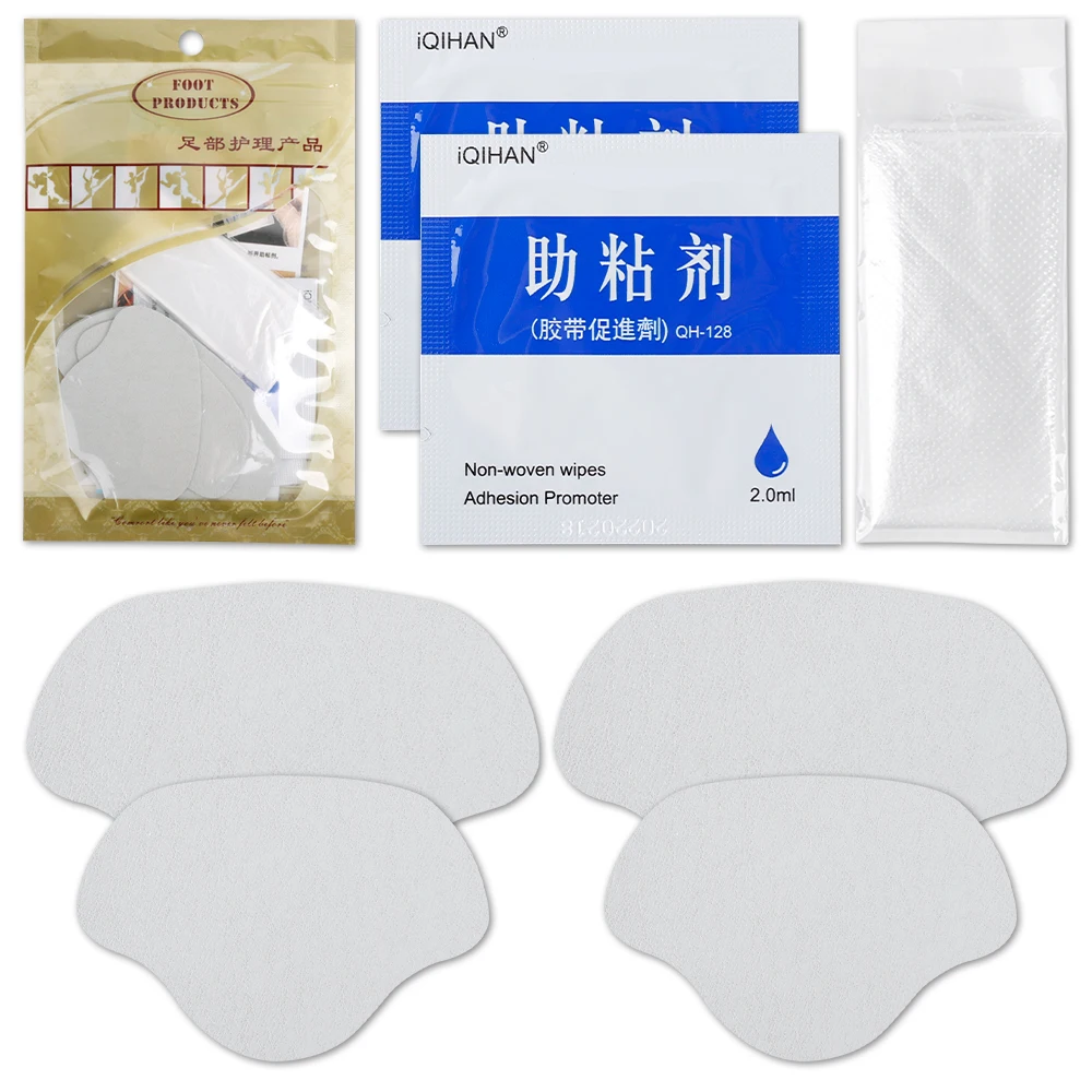 Shoe Insoles Orthopedic Insoles Shoe Heel Pads 4pcs/set Insoles Pads Shoes Heel Repair Stickers Back Heel Shoe Hole Sticky Insoles for Sport Shoes Repair Patch Foot Care