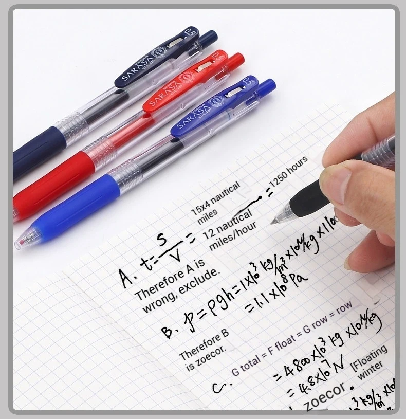 ZEBRA JJ15 Verschiedene 4-Farben-Tinten-Gelstifte, SARASA einziehbarer Stift 0,5 schnell trocknendes und glattes Schreiben für Hausaufgaben, Prüfung, japanische Unterzeichnung – Detail 4