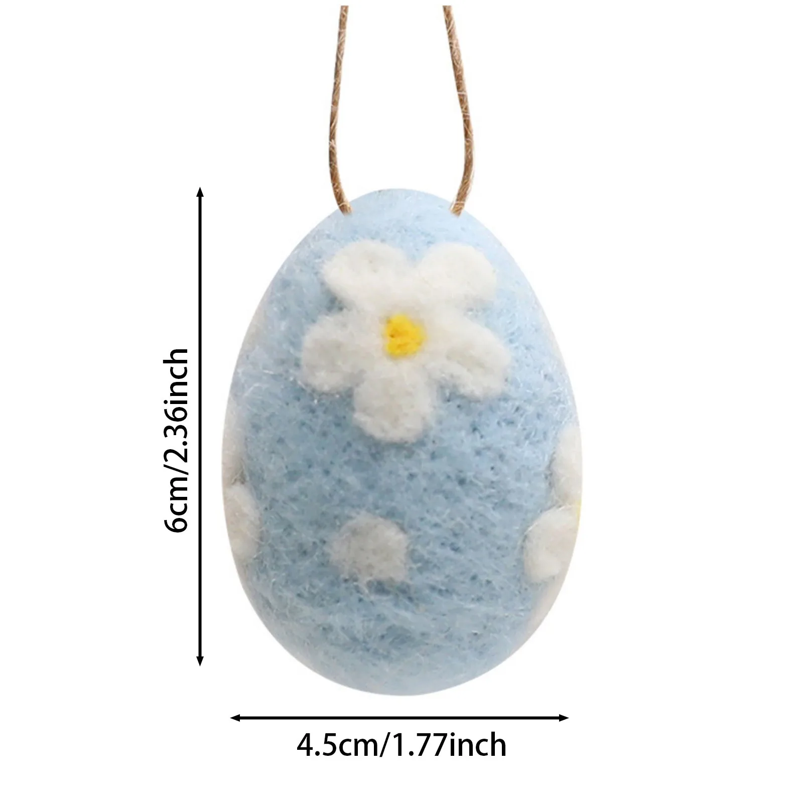 12pc Egg Hanging Ornament Colorful Painted Easter Egg For Tree Pendant Garland Room Hummingbird Stained Glass Window Hanger 4