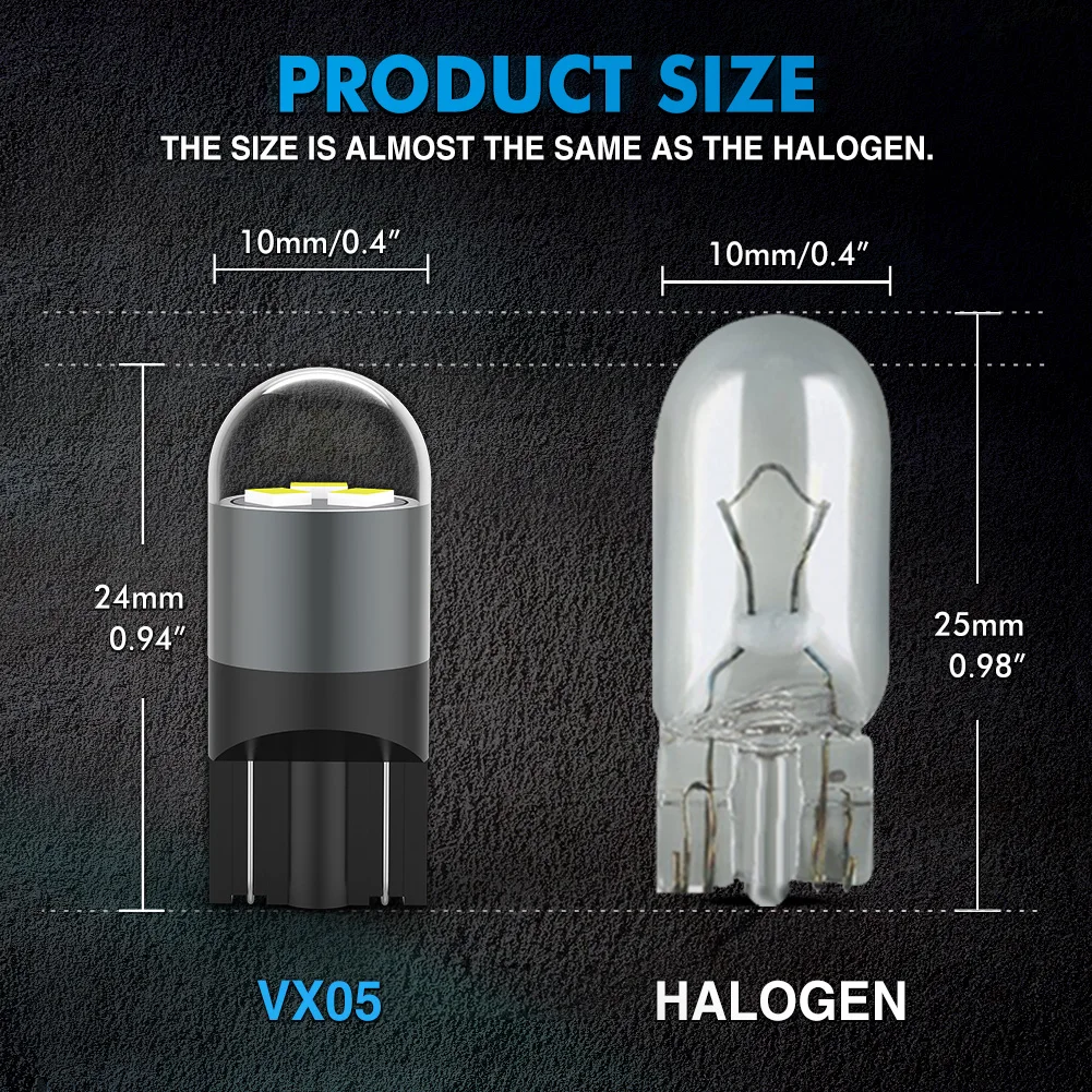 NAO T10 W5W LED  ڵ 12V 194 168 5W5 6500K ȭƮ 2016 Ĩ, ڵ ׸  ̵    Ŭ Ʈ