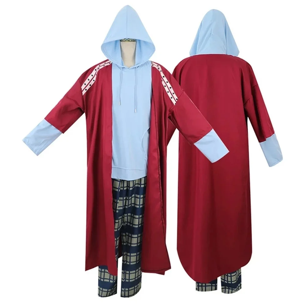 

Movie Superhero Thor Cosplay Endgame 4 Fat Thor Hooded Trench Pants Costume Halloween Carnival Role Play Beard Full Suit