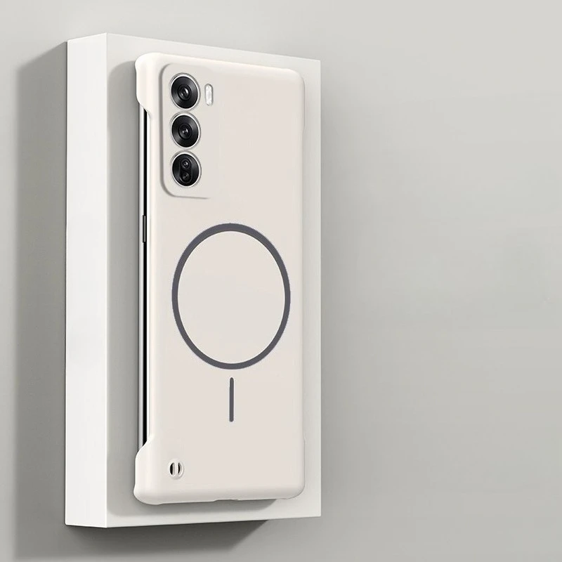 Sleek Frameless Magnetic Case with Matte Finish