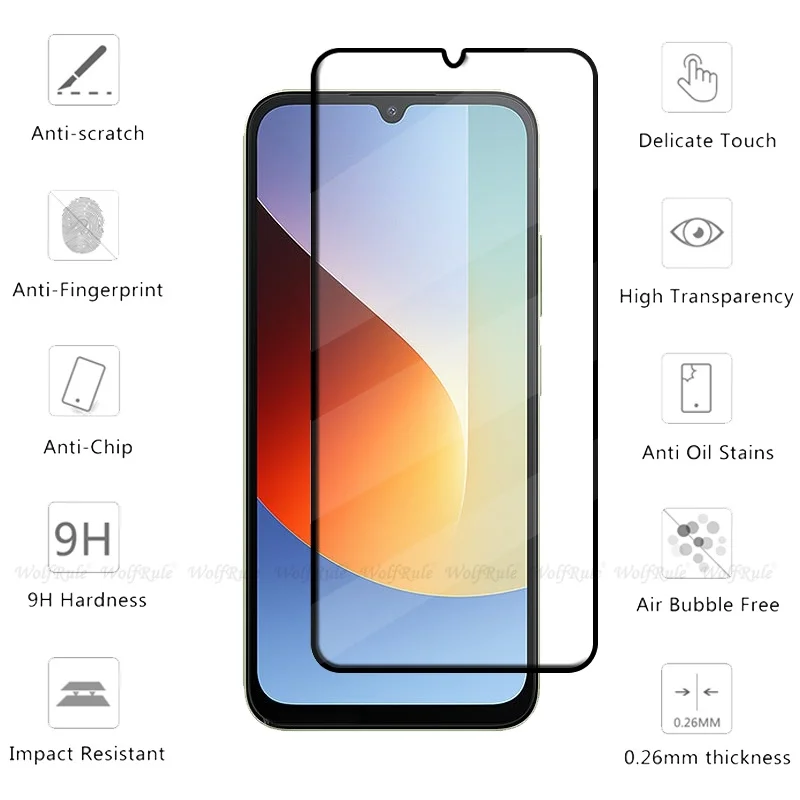 Premium Tempered Glass Screen Protector with Full Cover Glue