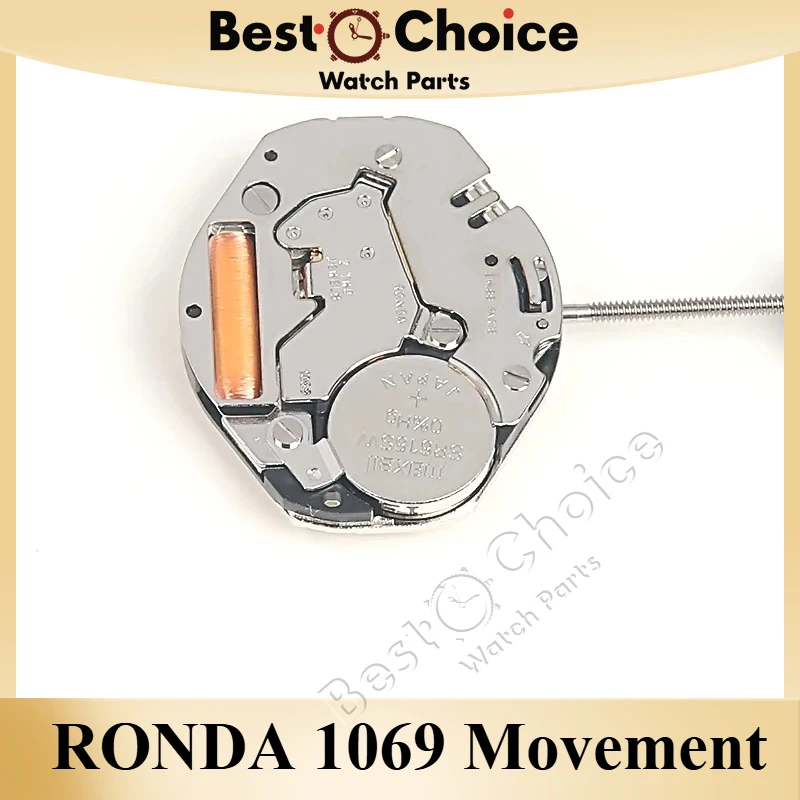 RONDA 1069 Movement Two and A Half Hand Quartz Movement Electronic Watch Accessories