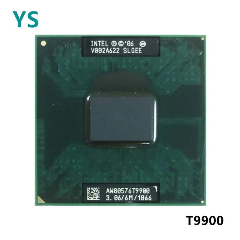 Бесплатная доставка двухъядерный процессор Intel Core 2 Duo T9900 SLGEE 3 0 ГГц двухпотоковый