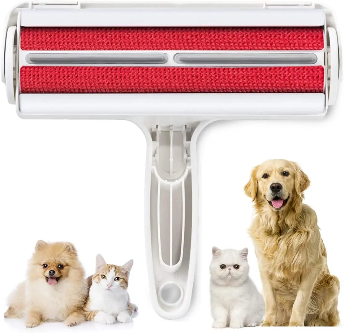 Vip 2-Way Pet Hair Roller Remover Spazzola Per Pelucchi Cane Gatto Pettine Strumento Conveniente Pulizia Spazzola Per Pelliccia Base Mobili Per La Cas