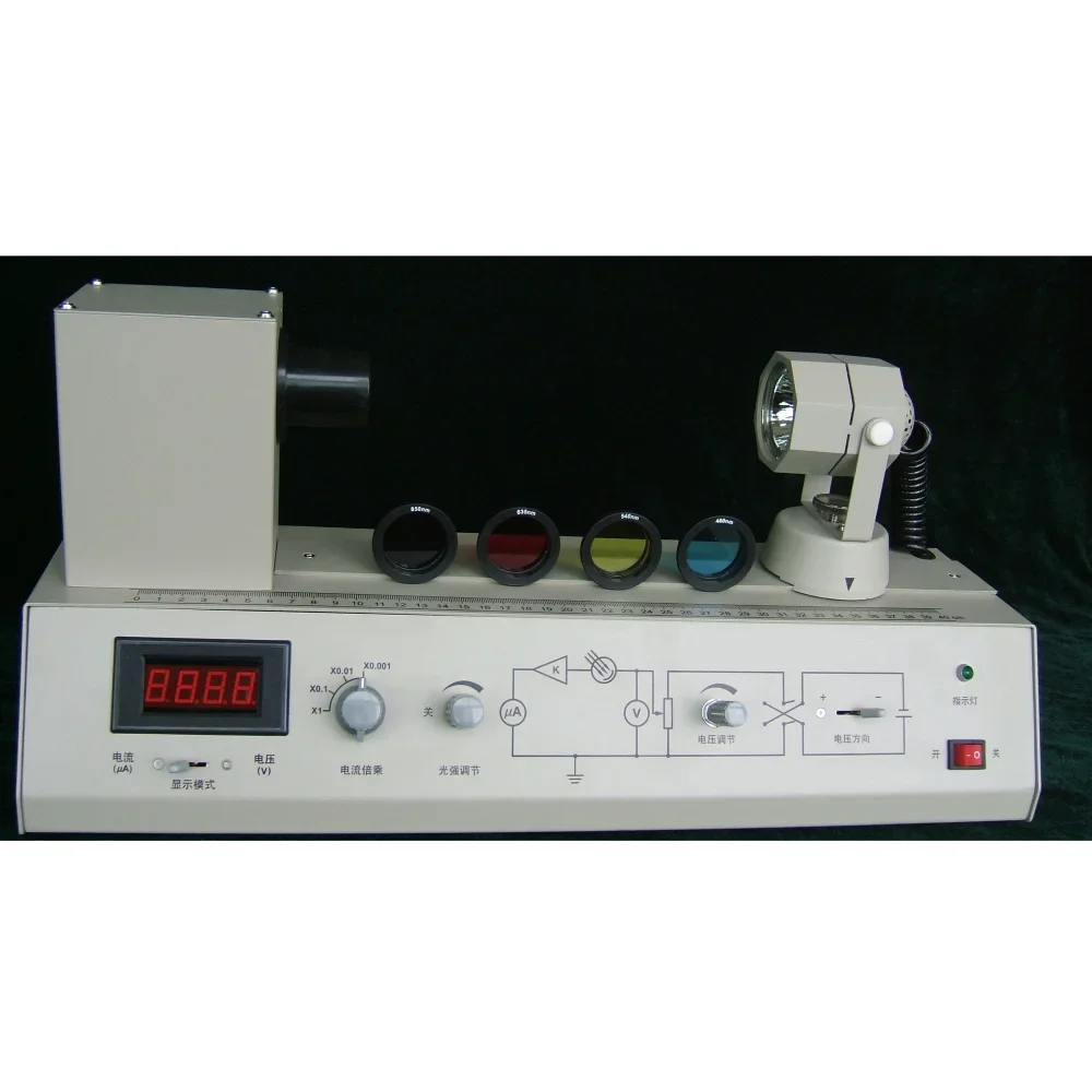 

Good price PLANCK'S CONSTANT MEASURING INSTRUMENT (Color filter: 635nm,570nm,540nm,500nm,460nm) for teaching use