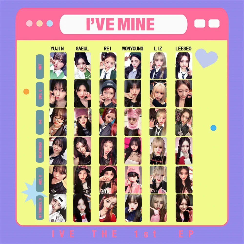 

KPOP IVE Baddie PB Album PhotoCards SW3.0 AM Pre-Ordered LOMO Cards Lucky Draw EVENT Paper Cards Wonyoung YuJin LEESEO Fan Gifts