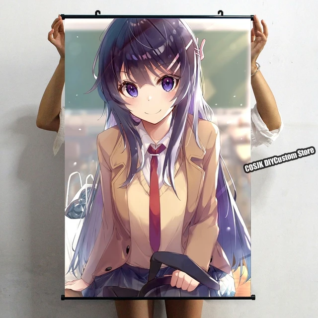 Rascal Does Not Dream of Bunny Girl Senpai (Seishun Buta Yarou wa Bunny  Girl Senpai no Yume wo Minai) Anime Fabric Wall Scroll Poster (32x45)  Inches