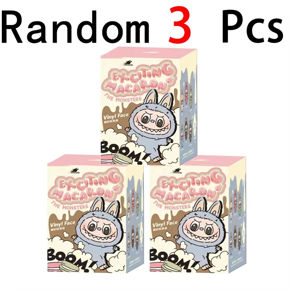 thumbnail image 1 of Anime Figure Labubu Blind Box Have Seat Series Pendant Flocking Model Toy Kawaii Monster Replica Keychai April fool's day gift, 1 of 5