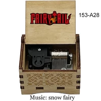 18 NOTE wind up mechanical Snow fairy from Fairy Tail Music Box for anime fans friends birthday gift home office decoration 2