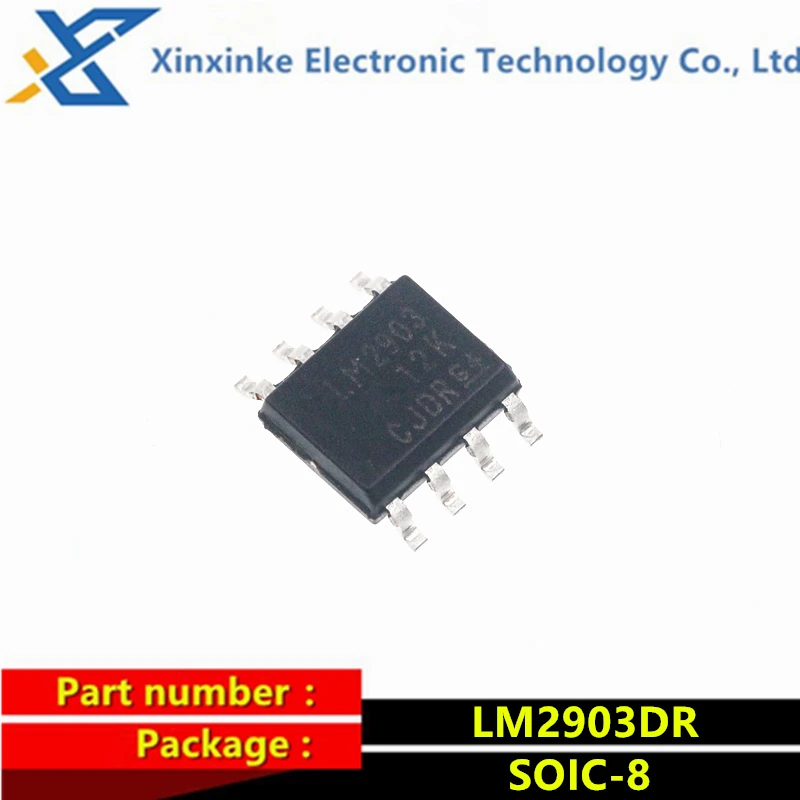 

10PCS LM2903DR LM2903 LM2903D SOIC-8 Voltage Comparator Chip SMD IC