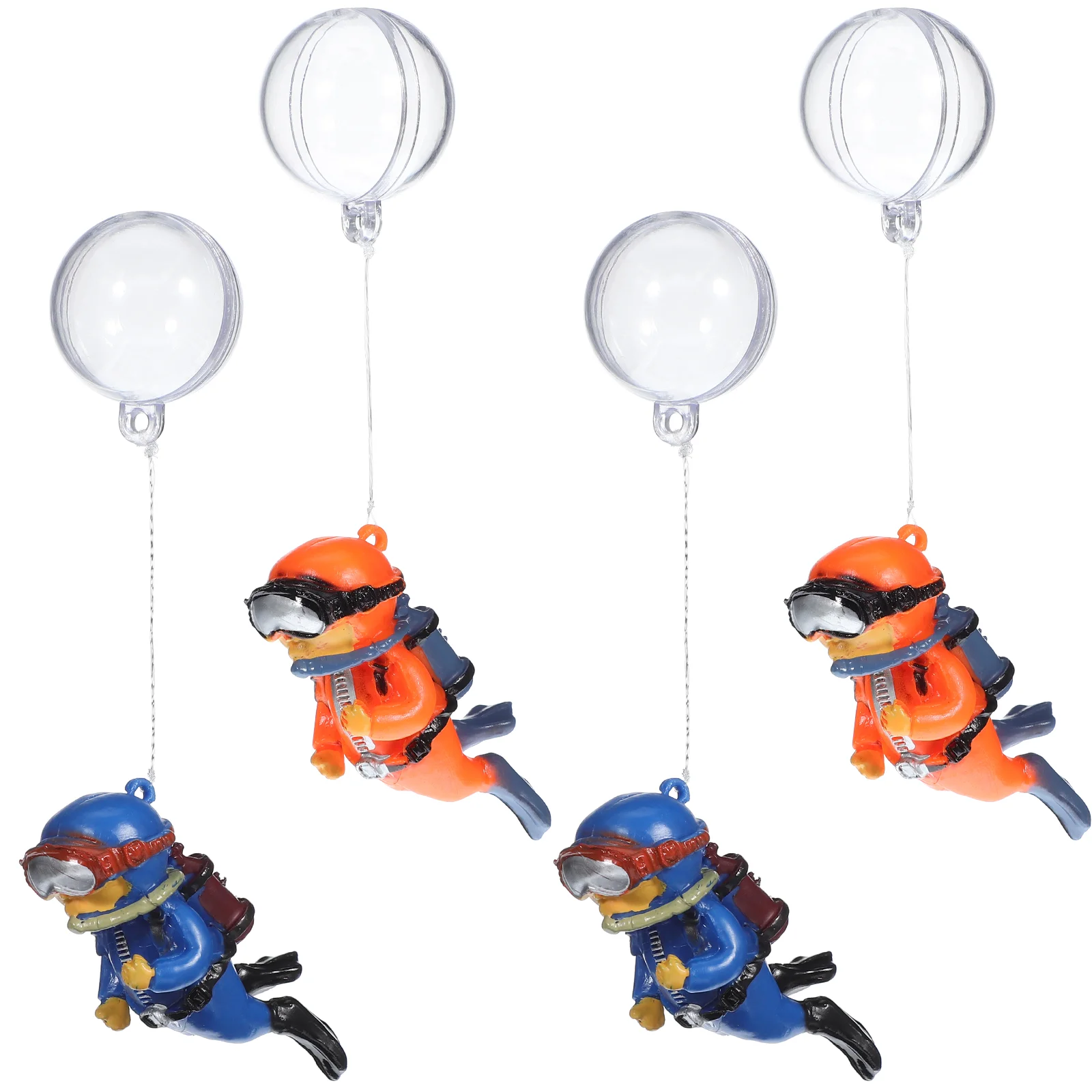 

Diver Aquarium Ornaments Floating Divers For Fish Tanks Decorations Small Accessories Accessory Fake