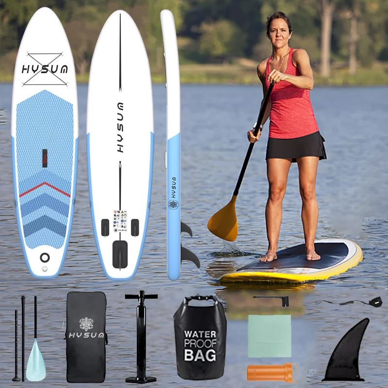 Inflavel Paddlesurf Pvc 2 Layers Fold Dock Portable Water Stand Up Paddle Boards Gonflable Paddleboard For Unisex Surfing stretchable marine boat dock lines portable mooring with hooks and boat ropes for docking kayaks motorboats pontoons
