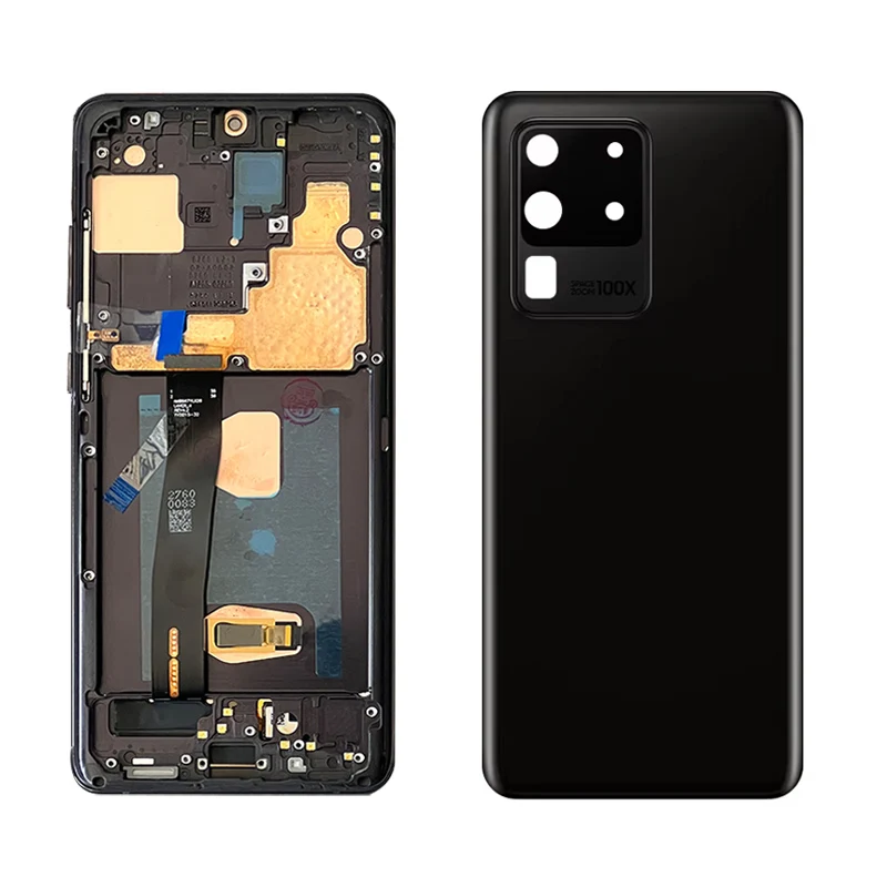Display OLED 6.78 per Samsung Galaxy S20 Ultra LCD G988 con telaio, gruppo schermo, touch screen, digitalizzatore, LCD per cellulare - Image 6