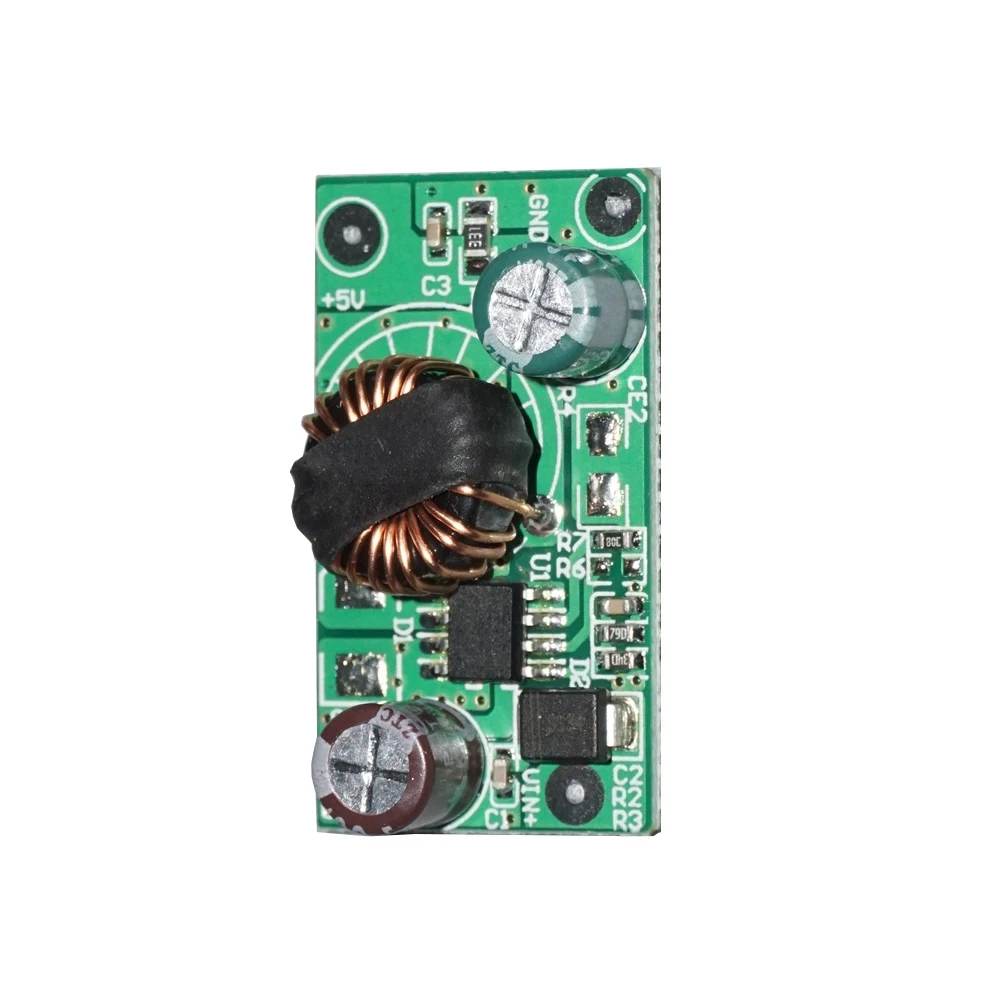 스텝 다운 전원 공급 장치 모듈 DC-DC, DC 8-30V  5V, 2.4A 벅 전원 공급 보드, HX1314G 칩 동기 정류 모듈