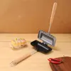 Hot Dog Toaster Sandwich Machine Non Stick Aluminum Alloy Sandwich Making Double-Sided Baking Tray Double-Sided Sandwich Fry Pan 1