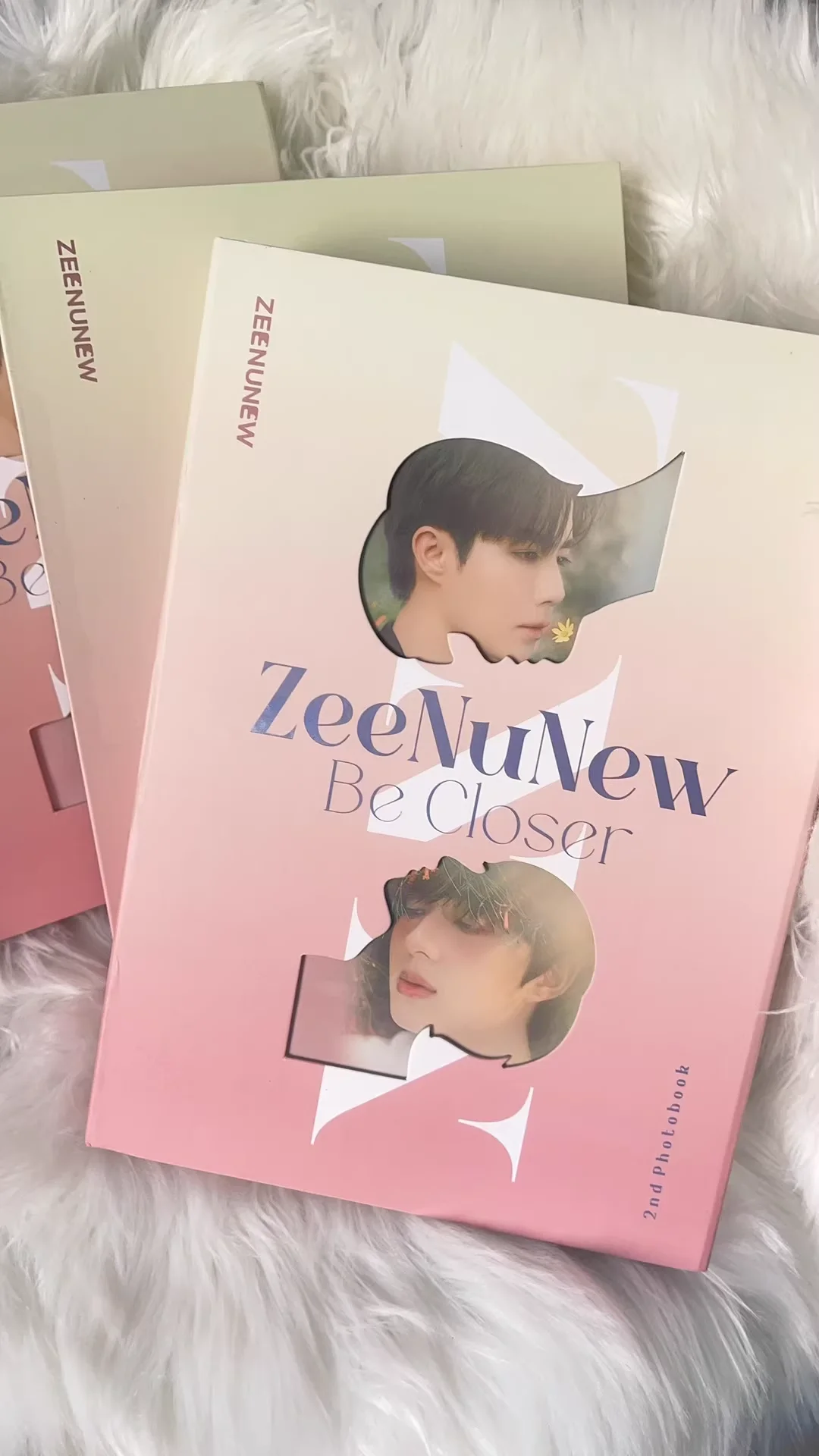 재고 있음 태국 스타 ZeeNunew 포토북 박스세트 2nd Be Closer 공식 오리지널